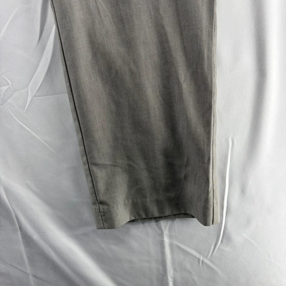 Banana Republic Mens Gray NonIron Tailored Slim Fit Dress Pants 32x34 Fits 32x33